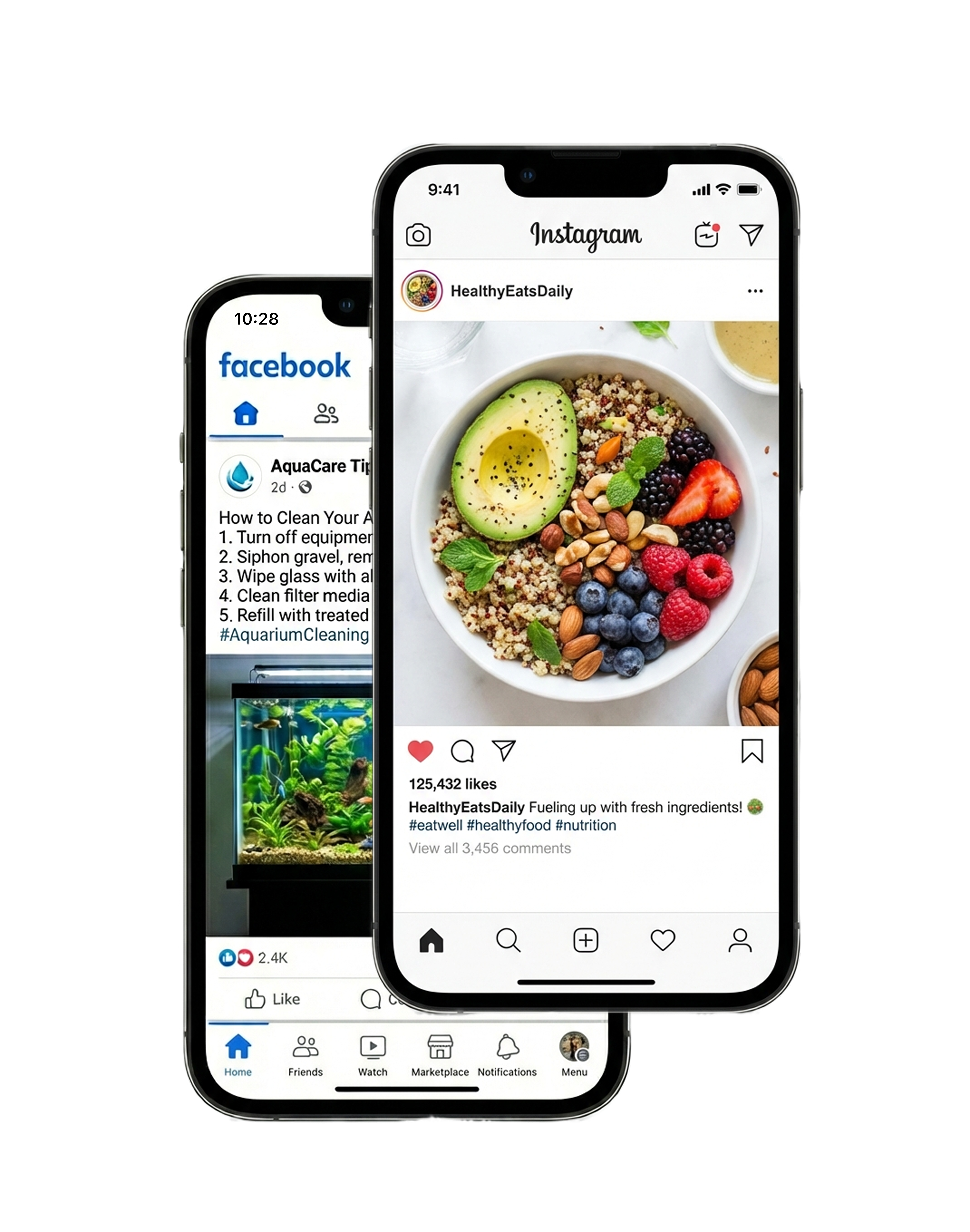 Facebook and Instagram